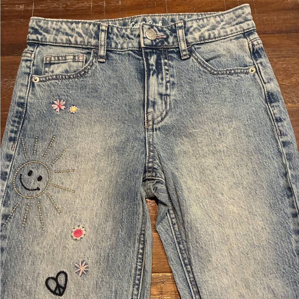 Cat & Jack Distressed Blue Denim Jeans